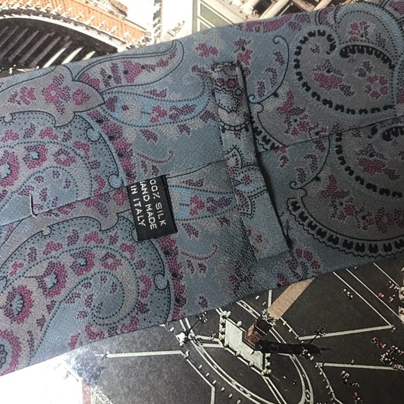 Men’s MONDO UOMO 100% Silk Made in Italy Tie - Picture 3 of 4